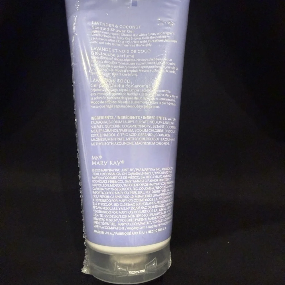 Mary Kay Lavender & Coconut Body Care Set Scented Body Lotion and Shower Gel